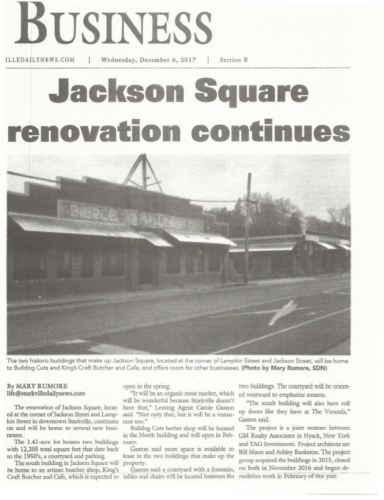 Jackson Square Renovation Continues